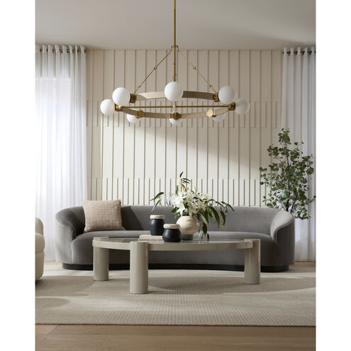 Miles 12 inch Vintage Bronze and Graphite Accent Table